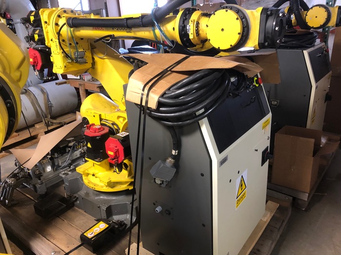 Used FANUC R2000iB/125L 6 AXIS CNC ROBOT WITH R30iA CONTROLLER
