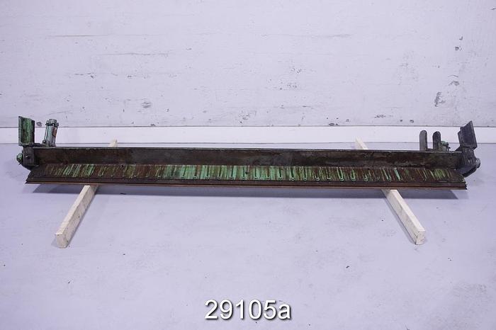 Used Black Clawson Doctor Blade, Scoop Type, 111" Face #29105