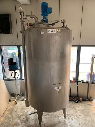 Used 1993 Rustfri 6200 liters procestank