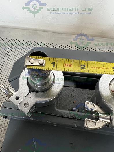 Used Welch 1402 DuoSeal Belt-Driven Rotary Vane Vacuum Pump 115/230V