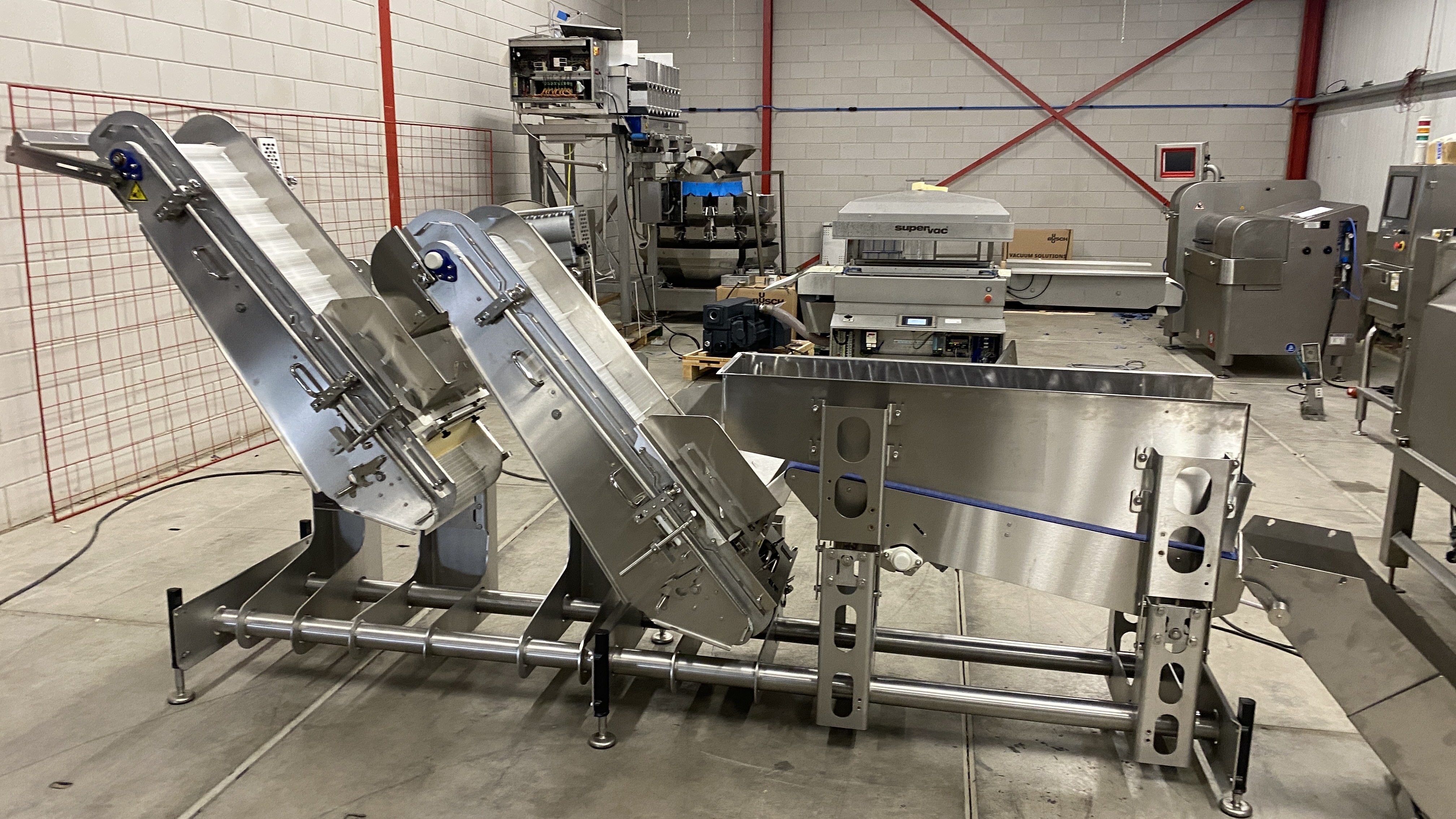 Used Multivac buffer conveyor