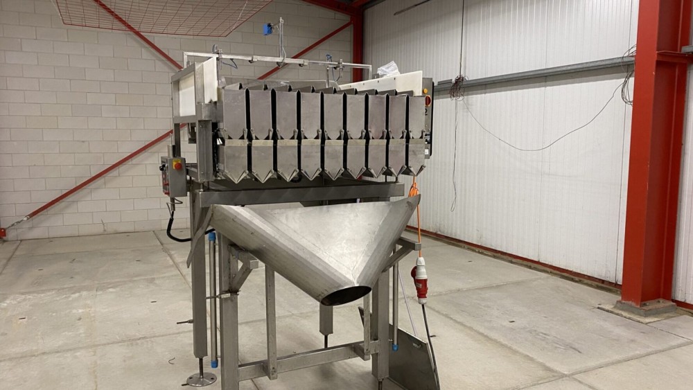 Used Newtec 9 head lineair weigher
