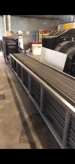 Used Casa Herrera FBCO Corn Tortilla Line, Oven, Cooling Convery & Components