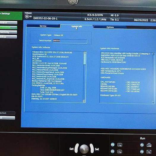 Gebraucht GE Voluson E8 Flachbildschirm Ultraschallgerät inkl. IC5-9-D Sonde und Sony UP-D897 Drucker Ultrasound