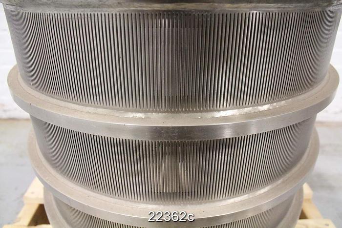 Used Beloit M18 Pressure Screen Basket, .010" Slots #22362