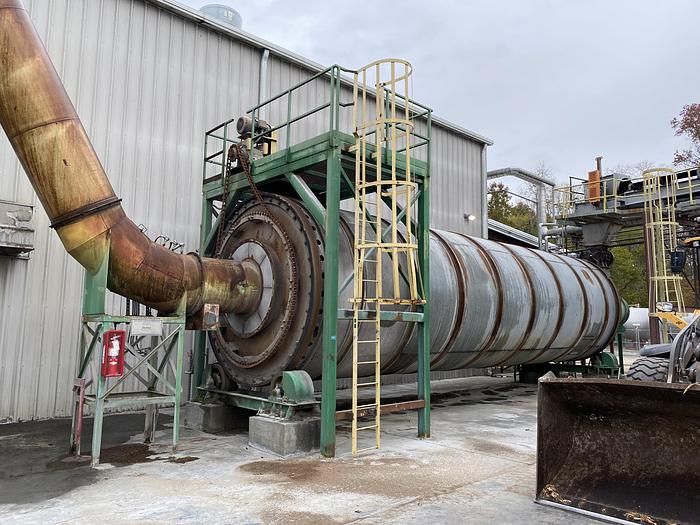 Used Used Duske Model SPD-8000 Carbon Steel Rotary Dryer System