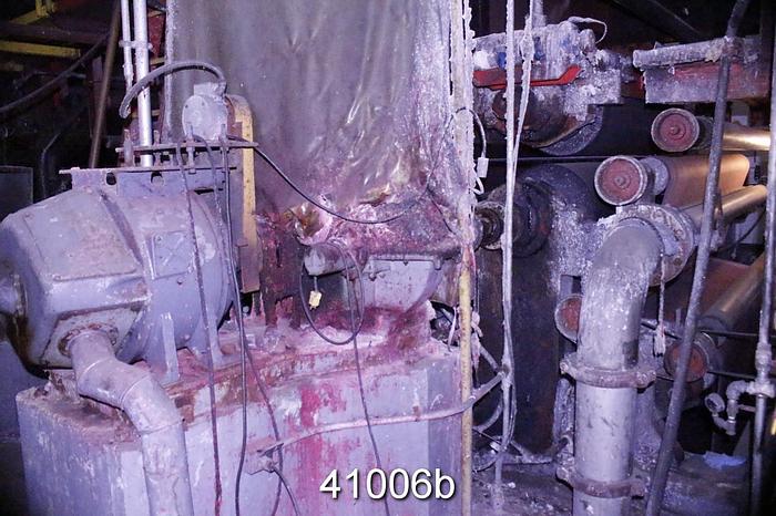 Used Manchester Plain Press 112" Face, 18" Diameter #41006