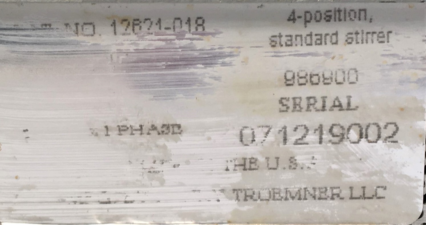 Used VWR Standard 986900 Multi-Position Stirrer