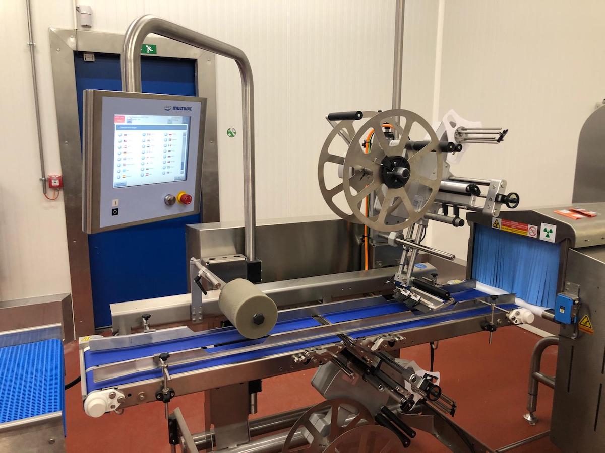 Used Multivac R535 thermoformer with Mettler Toledo inspection