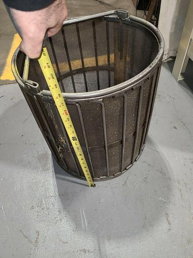 Used New Holland K90 Large Chip Spinner Basket 18" BASKET ONLY NEEDS REPAIR