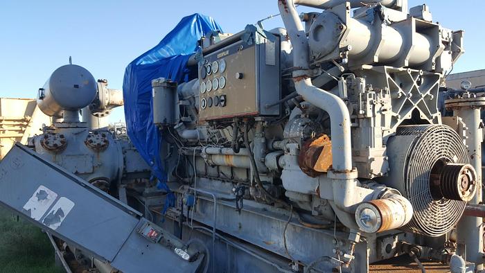 Used 2000 Gemini / Caterpillar E504-G3516TA Gas Compressor