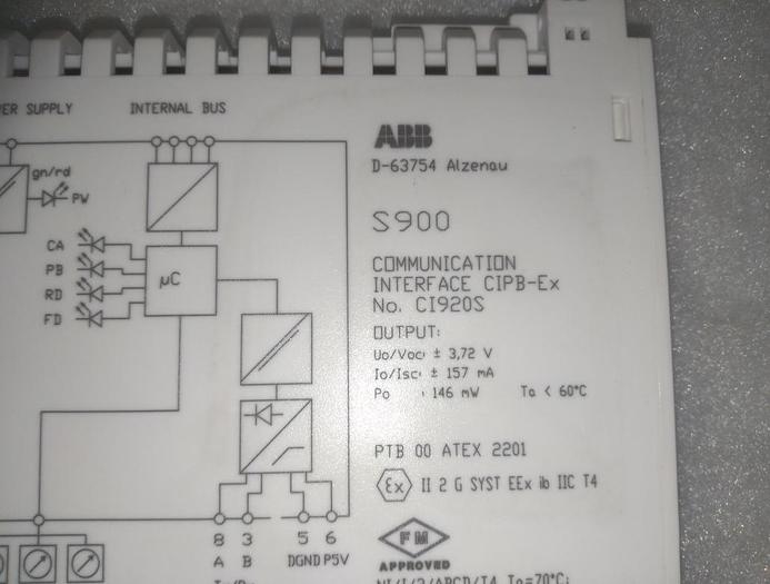 Gebraucht Communication Interface CI920S, CIPB-Ex, ABB,  gebraucht