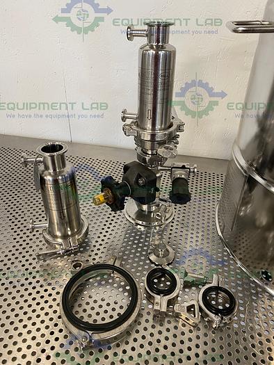 Used Alloy Products 45 Liter Stainless Steel Reactor 50 PSI w/ Bottom Drain & Valves