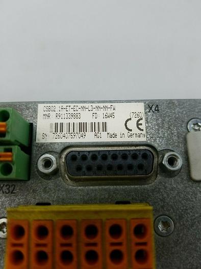 Used REXROTH HCS02.1E-W0054-A-03-NNNN, CB02.1A-ET-EC-NN-L3-NN-NN-FW