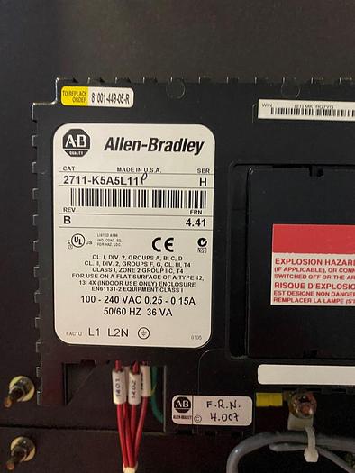 Used ALLEN BRADLEY POWERFLEX 7000 DRIVE