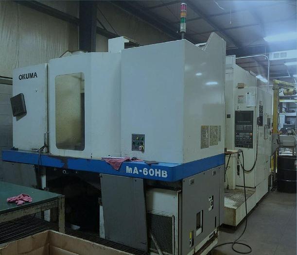 Used 2000 OKUMA HM 60HB CNC HMC