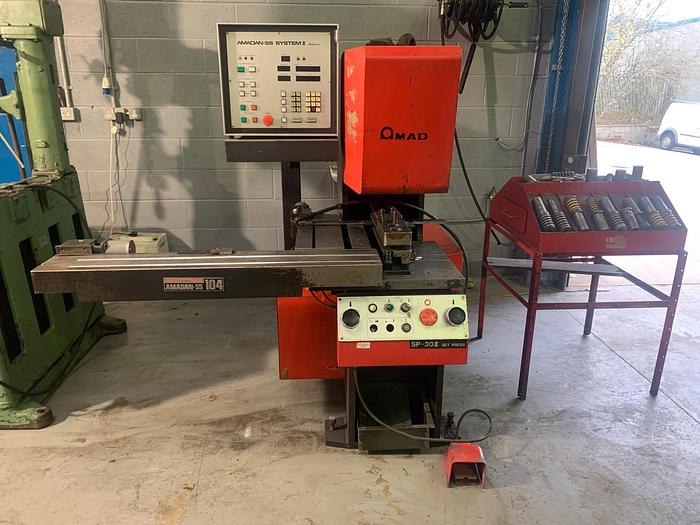 Used AMADA SP30 Punch press with CNC control