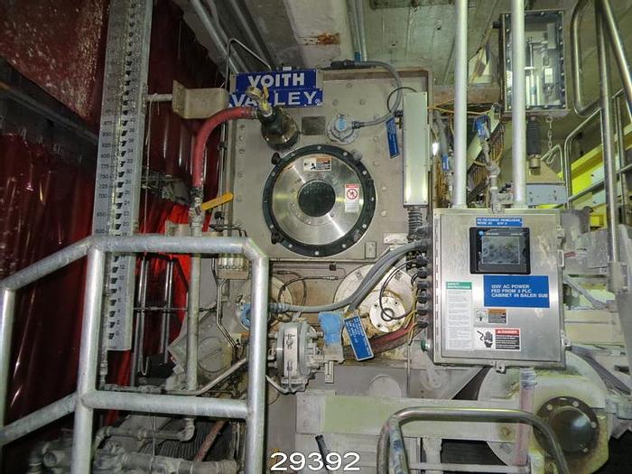 Used Voith Valley Type 2208 Air Pad Headbox, 136" Pond #29392