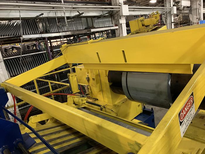 Used 84" Automatic Feed Co. Blanking Coil Feedline