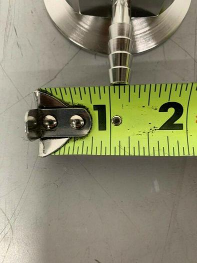 Used Stainless Steel Sample Valve w/ 1/4" Outlet & 2.5" Inlet