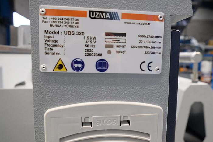 UZMA 320 Horizontal Bandsaw