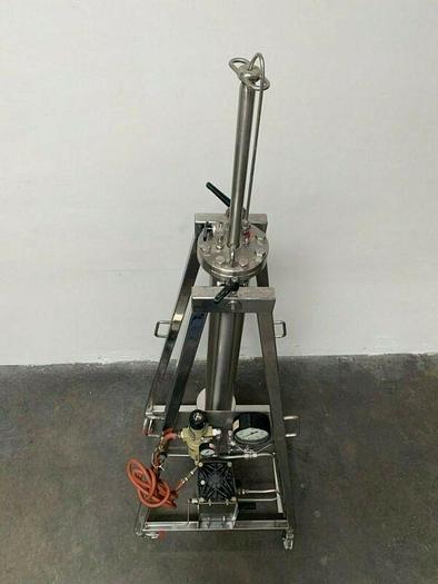 Used DDN Process HPLC Preparative Column 140 BAR w/ Pump & Gauge @ 2000 PSI