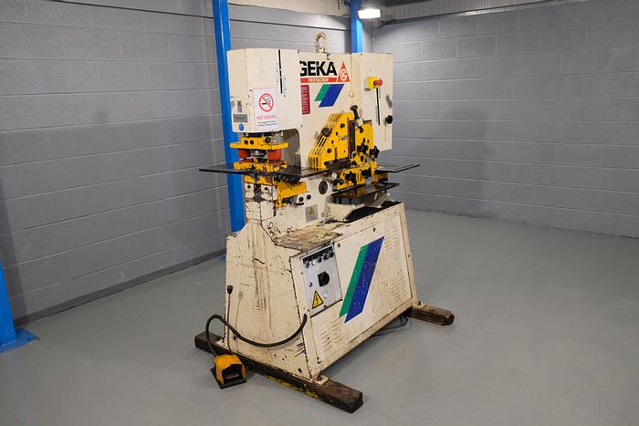 Used Geka HYDRACROP HYD -50 Ton 2 Cylinder steelworker