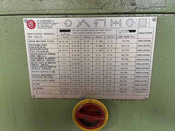 Ottime RUSCH SCORTEGAGNA 275 A