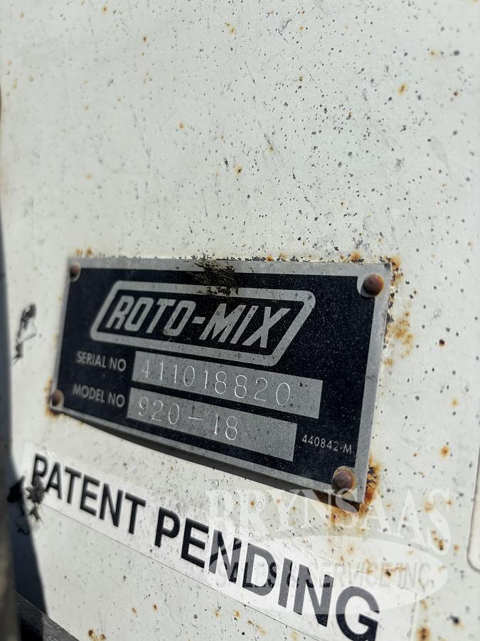 Used 2010 ROTOMIX 920-18