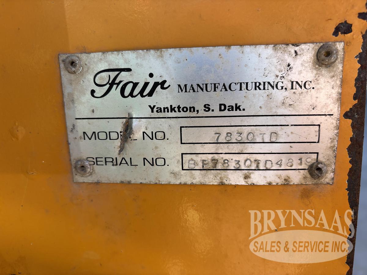 Used 2020 FAIR MFG 7830TD