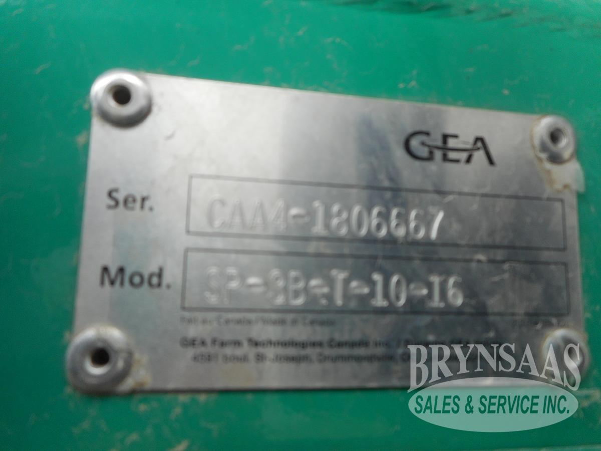 Used 2018 GEA SP-3B-T-10-16