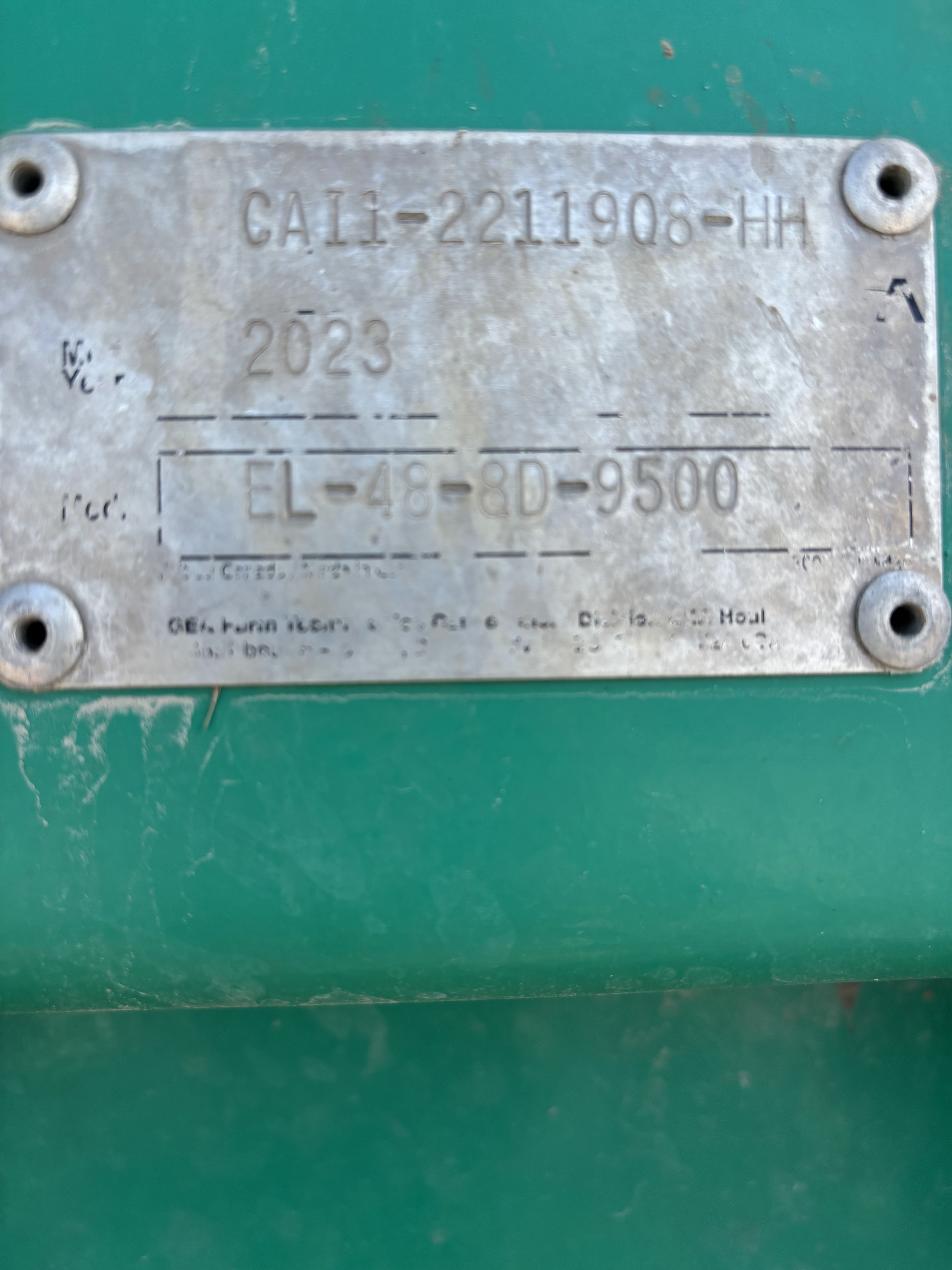 Used 2022 GEA 9500 Gallon Tank