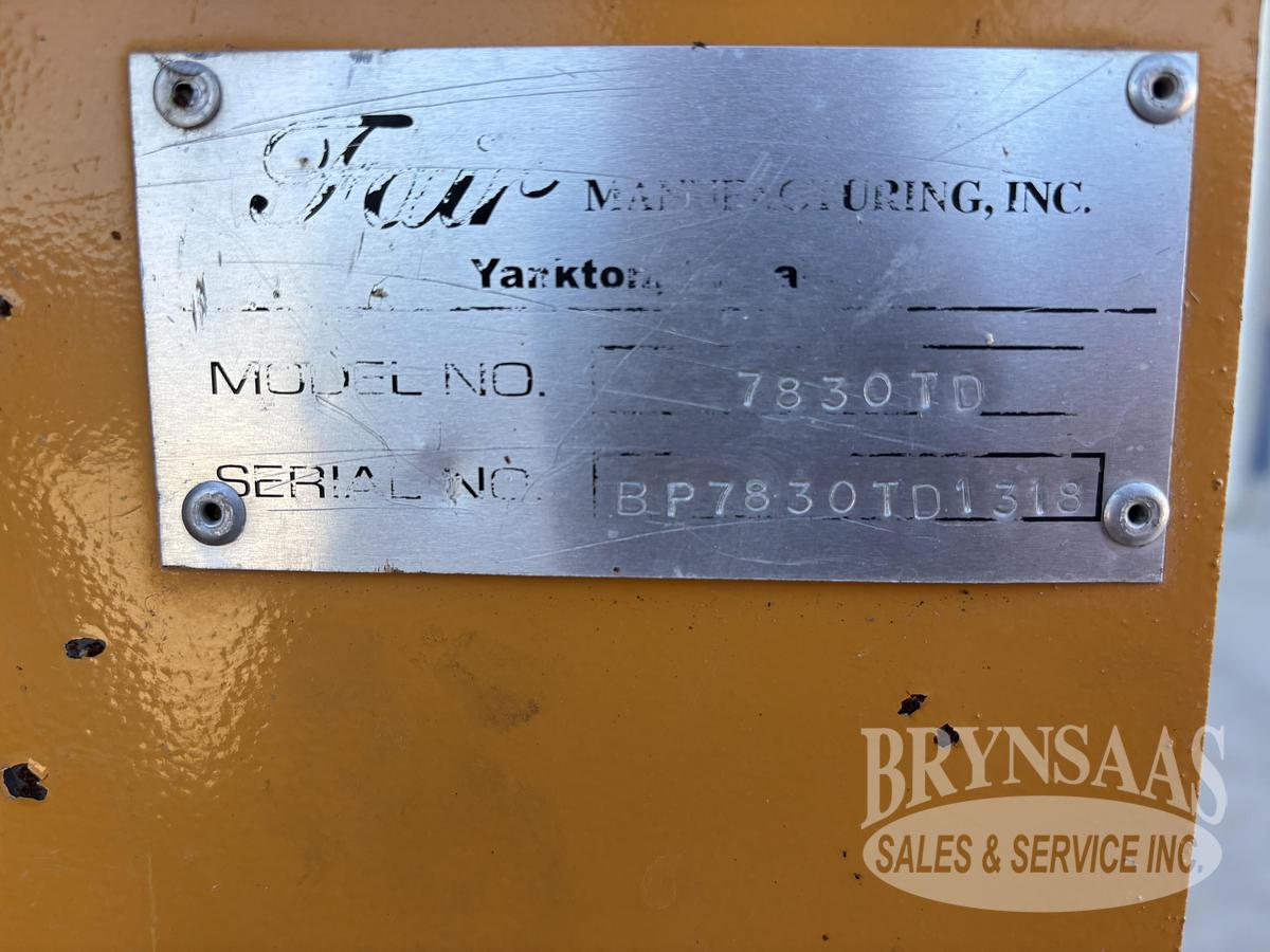 Used 2018 FAIR MFG 7830TD