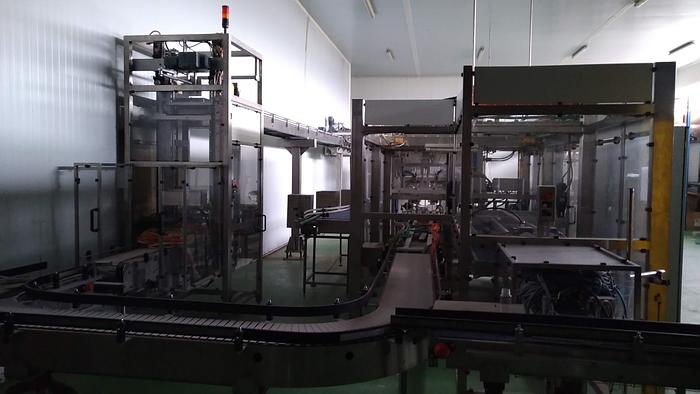 Usado Sistema de encaixotar e paletizar TECMA EVCOMPDIV 2400