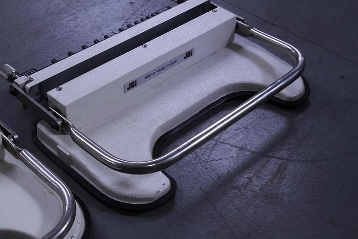 Used James Burn Wire-O Hand Closer