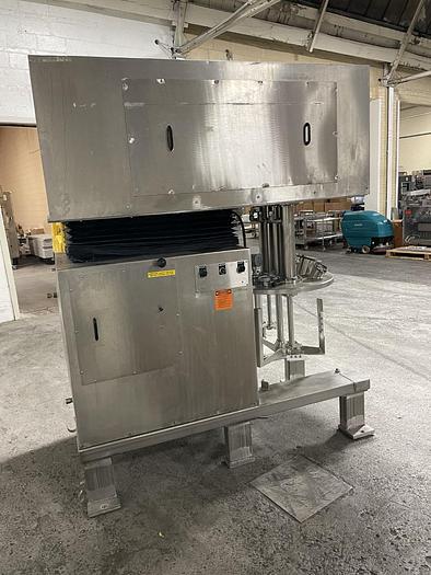 Used 40 GALLON ROSS TRIPLE MOTION VACUUM MIXER WITH DISCHARGE RAM - S/S - VACUUM - JACKETED