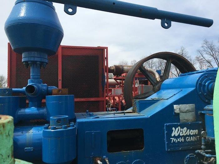 Used 0 Wilson 7-1/2 X 14 Duplex Mud Pump - Sold