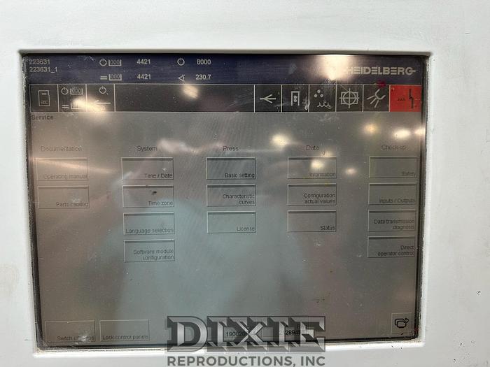 Used 2000 Heidelberg SM 74-6P3 + L