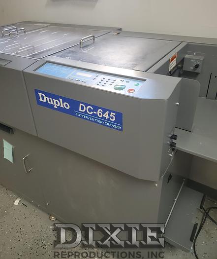 Used Duplo DC645 Slitter/Cutter/Creaser