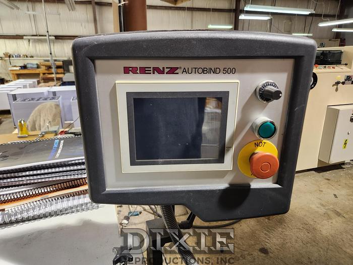 Used 2007 Renz Auto Bind 500 w/ Spooler