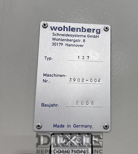 Used 2006 Wahlenberg 137 Cutter w/ Baumann Jogger & Lift