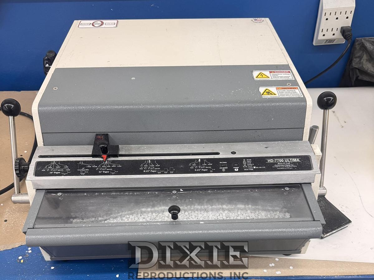 Used Rhin-O-Tuff HD 7700 Ultima Paper Punch