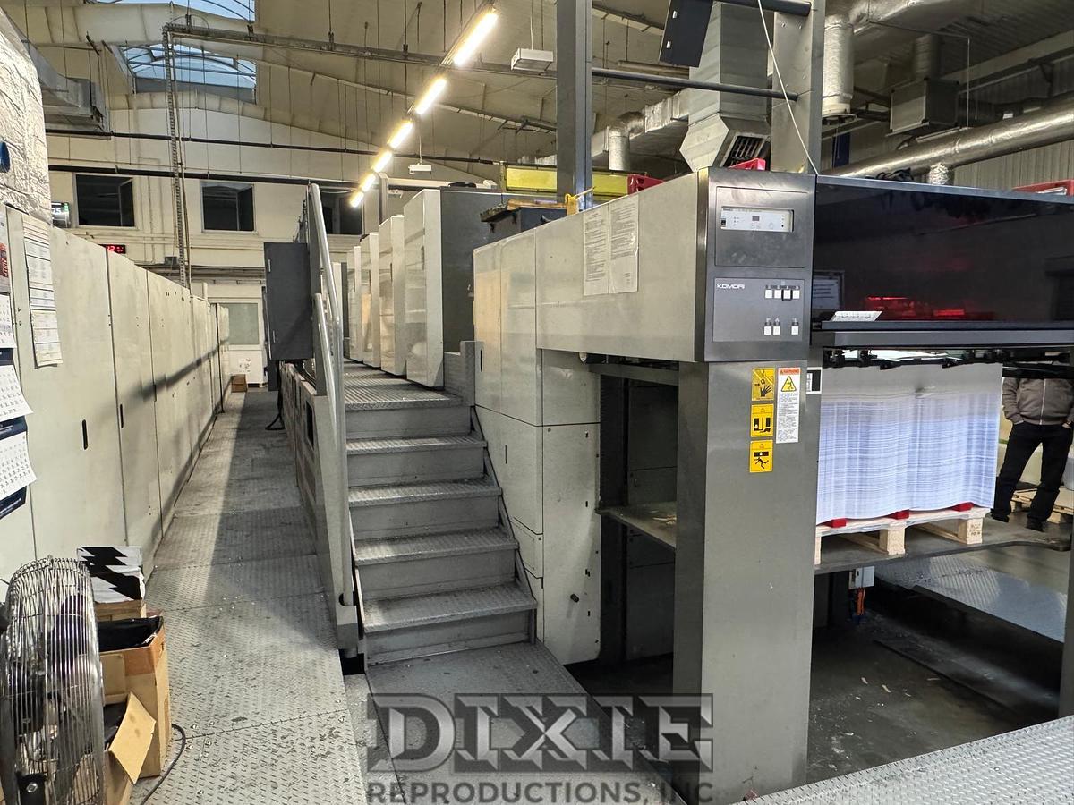 Used 2013 Komori Lithrone GL840 P-H-UV