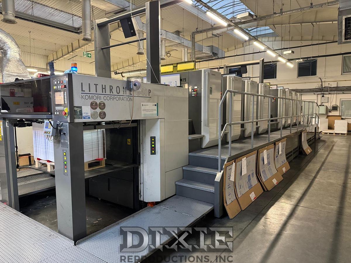 Used 2013 Komori Lithrone GL840 P-H-UV