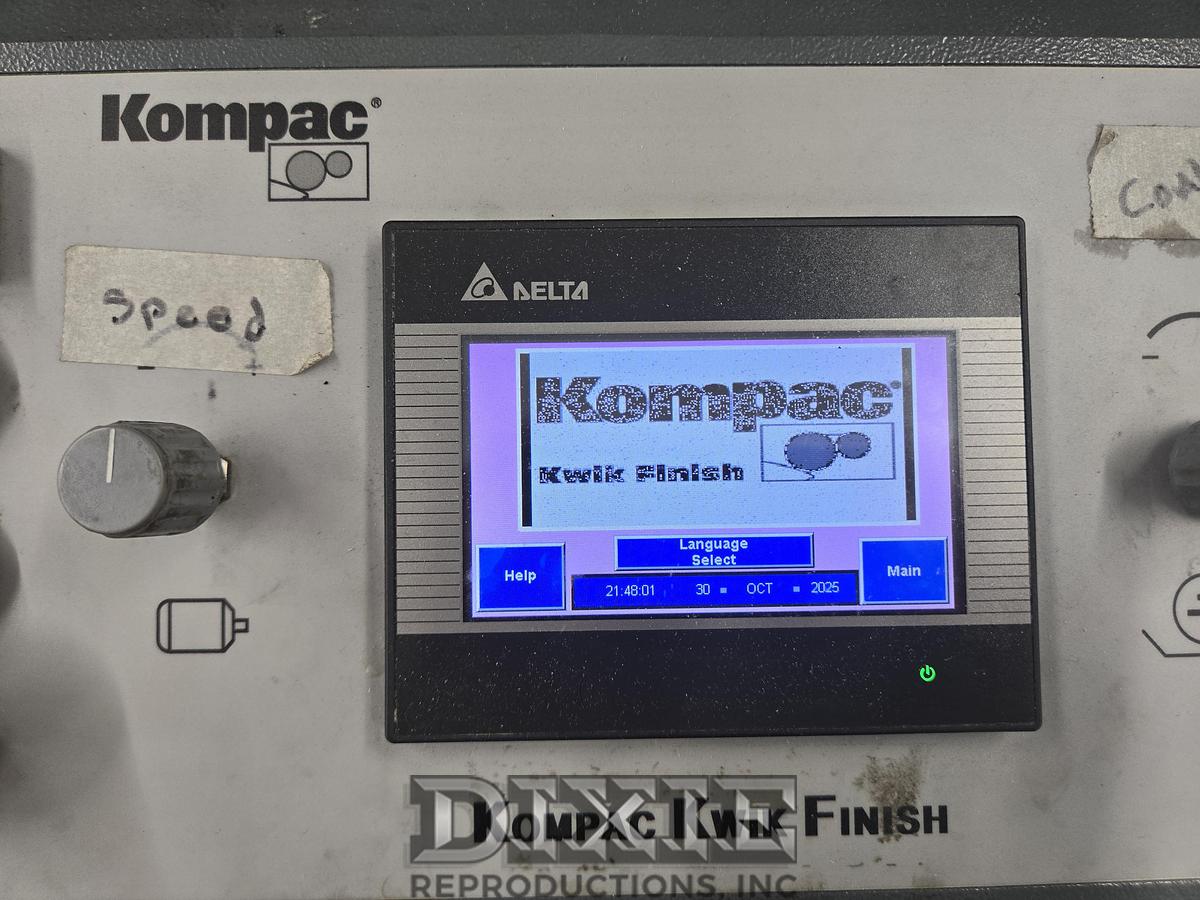 Used 2016 Kompac KF32 AQ/UV Coater
