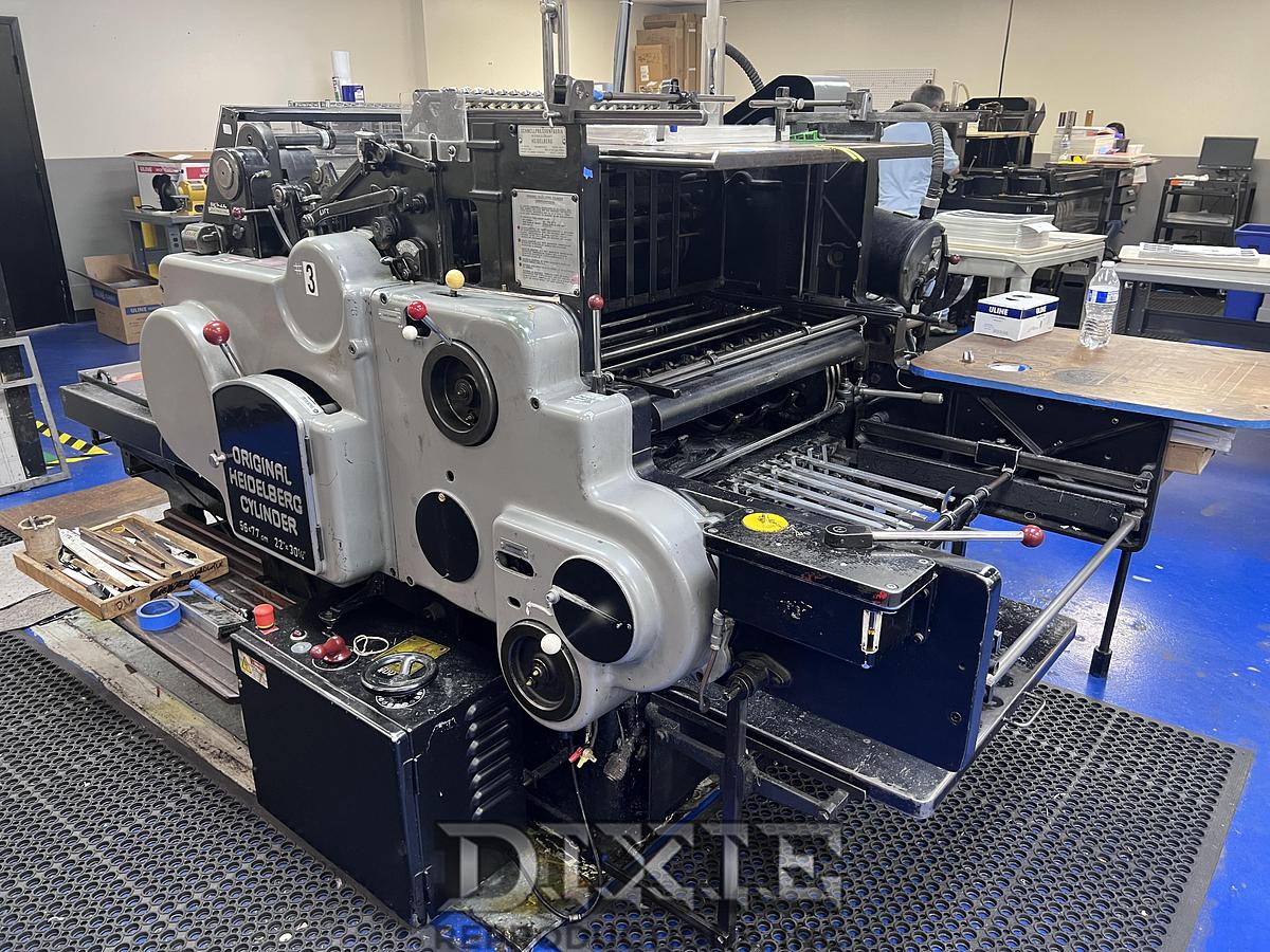Used Heidelberg Cylinder Die Cutter
