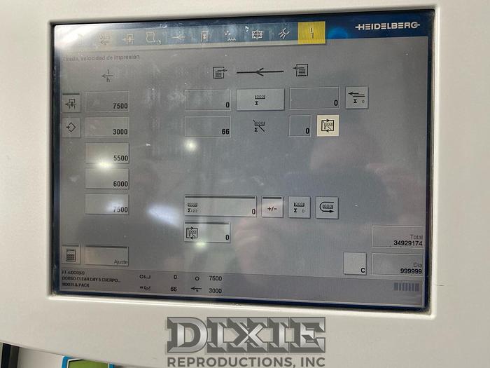 Used 2008 Heidelberg CD102-4+LX2+UV