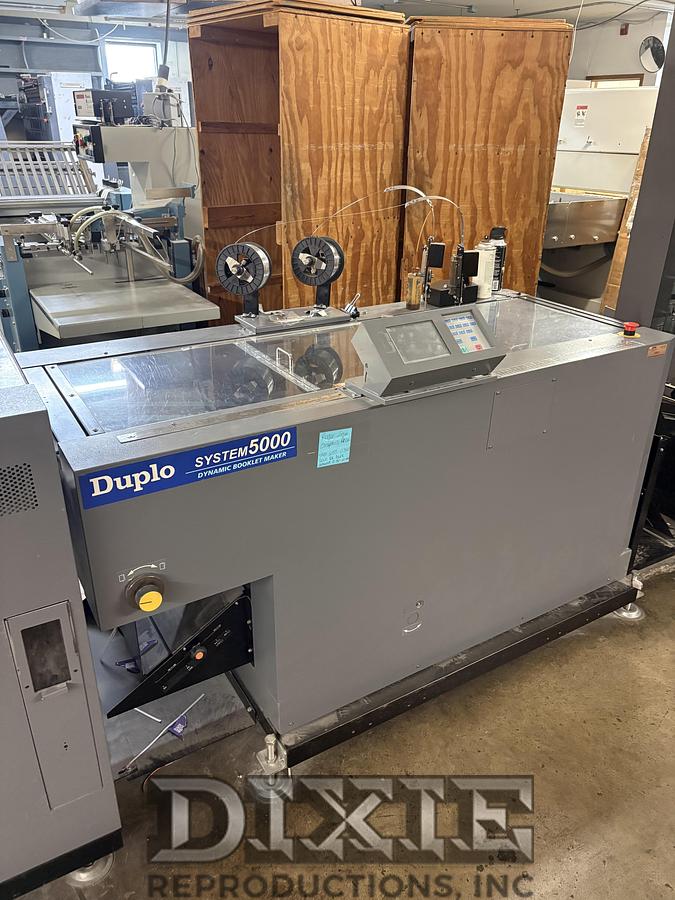 Used Duplo 5000 DBM Booklet Maker System