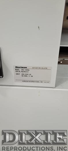 Used 2016 Horizon Collator/Stitch & Fold/Trimmer/Stacker