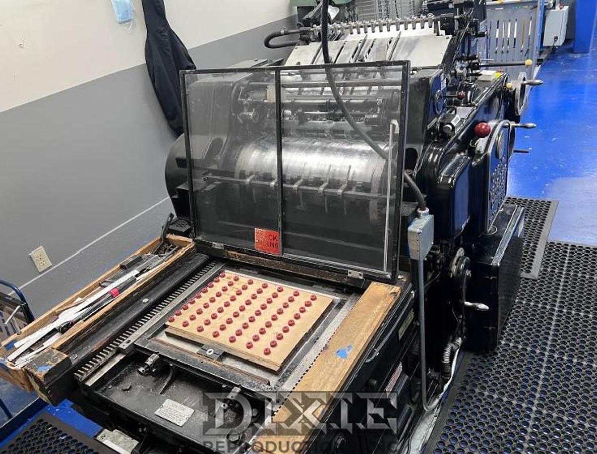Used Heidelberg Cylinder Die Cutter 15x20.5